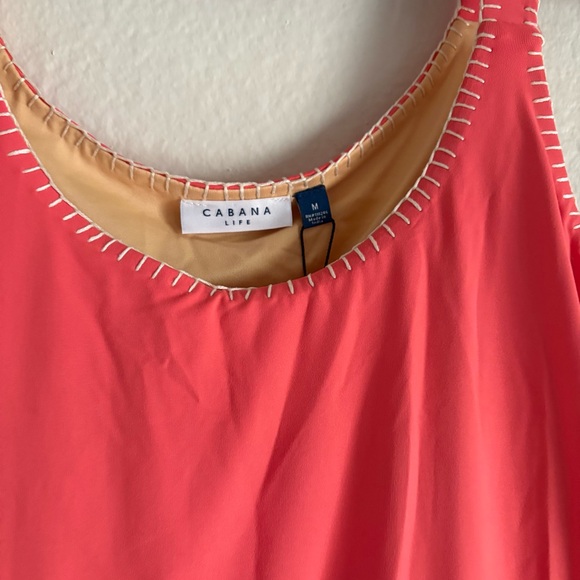 Cabana life coral athletic dress NWT - Picture 3 of 4